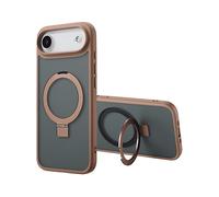ACCEZZ Stand ad Anello Backcover metallo COVER per Apple iPhone Air, Marrone