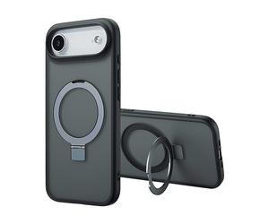 ACCEZZ Stand ad Anello Backcover metallo COVER per Apple iPhone Air, Nero