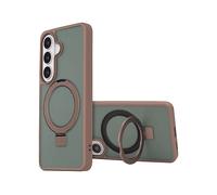 ACCEZZ Stand ad Anello Backcover metallo COVER per Samsung Samsung Galaxy S26, Marrone