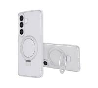 ACCEZZ Stand ad Anello Backcover metallo COVER per Samsung Samsung Galaxy S26, Trasparente