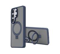ACCEZZ Stand ad Anello Backcover metallo COVER per Samsung Samsung Galaxy S26 Ultra, Blu