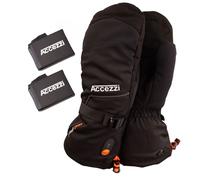 Accezzi Heat Mittens, guanti termici. Include batteria e caricabatterie XL Black