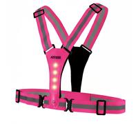Accezzi LED gilet riflettente, pink Onesize Pink