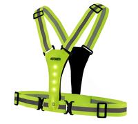 Accezzi LED gilet riflettente, verde Onesize Green