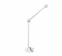 Accfore Braccetto mobile per culla, 70 cm, in legno, per culla, letto e culla, con campanelle a vento, per cameretta dei bambini, design a nuvola (bianco)