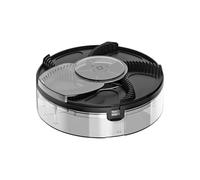 Acchiappa mosche automatico ricaricabile tramite USB, 1200 mAh, cattura fisica, trappola for mosche da cucina, silenzioso, respinge gli insetti(A black)