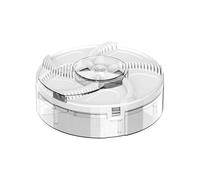 Acchiappa mosche automatico ricaricabile tramite USB, 1200 mAh, cattura fisica, trappola for mosche da cucina, silenzioso, respinge gli insetti(B white)