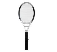 Acchiappa-mosche elettrico - Racchetta anti-zanzare a 1 strato per uso domestico(Silver for gradient)