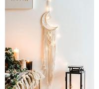 Acchiappa Sogni per Interni Acchiappasogni da Appendere Macramé Wall Hanging Arazzo Murale Boho Appendi Muro in Macramè Boho Chic Accessori Stanza Decorazioni in Macramè Appese Per Eid Mubarak Ramadan