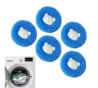 Acchiappaselli per bucato, 5 pezzi, per lavatrice, riutilizzabile, per rimuovere i peli di animali domestici, per lavatrice, asciugatrice, vestiti, coperte, tessuti, detriti, dormitorio, appartamento