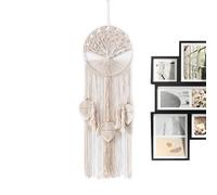Acchiappasogni Boho da appendere alla parete,Acchiappasogni Boho | Decorazione da parete in macramè per albero genealogico | Ornamento da meditazione, eleganti decorazioni vintage per la casa