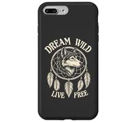 Acchiappasogni Boho stile nativo americano lupo spirito animale Custodia per iPhone 7 Plus/8 Plus