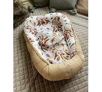 Acchiappasogni BOHO/waffle pique TAUPE per neonati, tappetino per lettino da viaggio, paracolpi solo/o, set regalo (paracolpi + materasso)