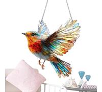 Acchiappasogni Colibrì - Acrilico Acrilico Acchiappasogni Acrilico Acrilico Acchiappasogni Luce Colorata A Forma di Colibrì con Catena | Decorazione Da Parete Per Uccelli, Decorazione Da Parete