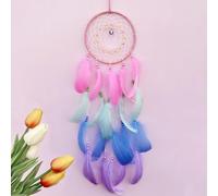 Acchiappasogni colorato con piume fatte a mano Dreamcathers decorazione da parete decorazione per la casa ornamento artigianale