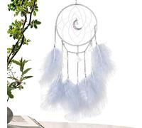 Acchiappasogni | Decorazione da parete per la casa, con piume, fatto a mano, tradizionale, da appendere alla parete, per camera dei bambini e soggiorno