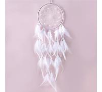 Acchiappasogni Dreamcatcher con piume, fatto a mano, sensore di sogni per camera da letto, decorazione domestica, grande vintage sensore di sogni da parete mobile ornamento appeso camera da letto