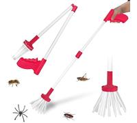 Acchiappasogni extra lungo, catturaragni tenuti a mano, spider Catcher,ragni con manico lungo, cattura insetti, adatto per catturare e rilasciare insetti come ragni in modo sicuro