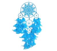 Acchiappasogni Fantasy Cinque Anelli Casa Artigianato Ornamento Artigianato Piuma Appeso Acchiappasogni Camera da Letto Regali San Valentino