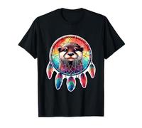 Acchiappasogni floreale spirituale Boho Style Art Maglietta