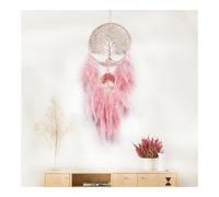 Acchiappasogni originale, decorazione per la casa, con piume, regalo artistico per amici, creativo, da appendere, regalo di San Valentino (N)