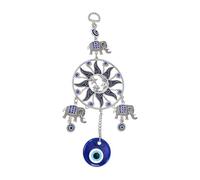 Acchiappasogni sospeso, decorazione domestica acchiappasogni | Acchiappasogni fortunato, carillon a vento automobilistico a forma di stella e luna | Ornamento di arte estetica di buona fortuna per il