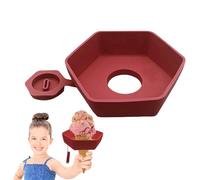 Acchiappasogni, supporto per senza caduta, supporto per bastoncini di ghiaccio, il vassoio per ghiaccio in silicone antigoccia va in lavastoviglie cattura le che