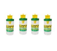 acchiappasole 4 pezzi - trappola per insetti sospesa con tessuto attrattivo naturale, ideale per giardino, terrazza e stalla - Wassersoluble trappola per mosche fastidiose