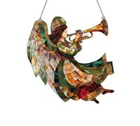 Acchiappasole a forma di fatina - Appendini decorativi in acrilico per finestre in colorato, riflettendo la luce colorata, per soggiorno, cucina o giardino, decorazione da parete giocosa per