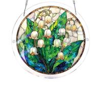 Acchiappasole a Puzzle in Acrilico - Decorazione Sospesa Da Finestra Fai-Da-Te E Creatore Di Arcobaleni - Effetto Vetro Colorato E Riflessi Di Luce - Decorazione per La Casa(Style G,7 in/18.5 cm)