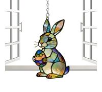 Acchiappasole Coniglio - Ornamento in Acrilico,Acchiappasole con design a forma di - Per Donne, Mamme, Pasqua, Finestre, Porte, Casa, Giardino, Interno ed Esterno