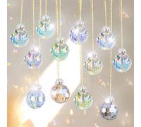 Acchiappasole Cristallo,Acchiappasole con Occhi Azzurri,Pendenti Prismi Cristallo,Appeso Arcobaleno Prisma Finestra, per Finestra Lampadario da Giardino Pendente Sospeso