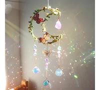 Acchiappasole Cristallo, Appendere Vetro Acchiappa Sole, Ciondolo Arcobaleno, Decorazione Pendente per Giardino Domestico