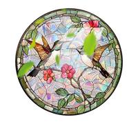 Acchiappasole da Appendere Decorazione a catena con colori cangianti in acrilico per finestre, per veranda, patio e spazi soleggiati | Opera d'arte estiva riflettente (Green, 20cm)