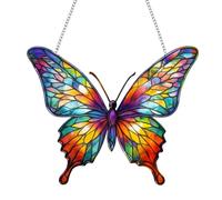 Acchiappasole Farfalla Decorativa in Acrilico Colorato, Suncatcher da Finestra, Decorazione da Appendere per Casa, Giardino, Balcone e Soggiorno, Regalo per Donna e Amanti delle Ispiratore Farfalle