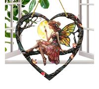 Acchiappasole fata a forma di cuore,Acchiappasole fata | Ornamento
