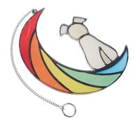 Acchiappasole in acrilico colorato da appendere alla finestra. Decoro