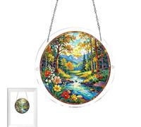 Acchiappasole in acrilico, puzzle 2D, decorazione da appendere