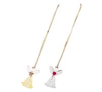 Acchiappasole in cristallo da 2 pezzi: ciondolo acchiappasole a forma di angelo