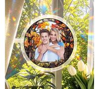 Acchiappasole personalizzati puzzle in acrilico con foto | Acchiappasole con foto a forma di puzzle da appendere alla finestra,Regali per la casa e il giardino per la famiglia