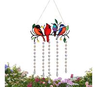 Acchiappasole Uccelli per Finestre,Prisma Uccelli Cattura Luce Solare | Idea Regalo Compleanno Casa Giardino Balcone Interno Esterno per Donne Amici