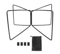 Acciadante inossidabile Camping Coolier Relier Gloder Hold Box Rack Outdoor Portable Black