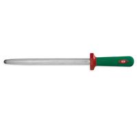 Acciaino Affilatoio Ovale Lama 30 cm Manico Antiscivolo Sanelli Premana Verde/Rosso