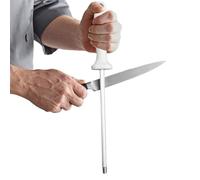 Acciaino per coltelli, strumento per affilare coltelli,Affilacoltelli Professionale In Acciaio Affilacoltelli Stick | Affilacoltelli a mano appendibile Asta per affilare i coltelli per