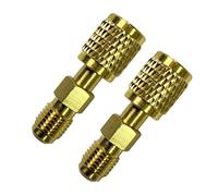Acciaio 1/4" connettore filettato 32 R454ABC Refrigeranti Adattatore d'ottone per i sistemi di trasferimento fluidi industriali Adattatore d'acciaio del carro armato