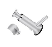 Acciaio 304, Insaccatrice Manuale per Salsicce Argento, e PP | Riempimento Multiuso, Design Ergonomico, Superfice Liscia senza Bave, Accessori Inclusi per Casa e Ristorazione