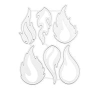 Acciaio al carbonio Fiamma Tuta Taglio Die Goffratura Stencil Modello Stampo Carta A Die Cuts per Cardmaking