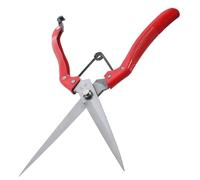 Acciaio al Carbonio Rosso Forbici per Tosare Pecore | Taglio Rapido e Sicuro, Blocco di Sicurezza, per Cavalli e Capre in Allevamento