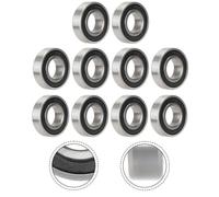 acciaio al cromo profondo del cuscinetto a sfera 35x10mm ABEC-5 della | Ruota per scooter per mozzo Skateboard Parti Smooth Low Noise Rotazione Argento