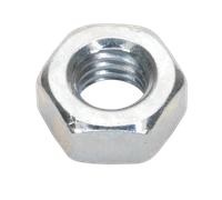 Acciaio Dado din 934 - M6 - Confezione Di 100 - Sealey SN6 Nuovo